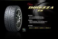 在飛比找Yahoo!奇摩拍賣優惠-【頂尖】全新輪胎 登祿普 Z3 205/45-16 半熱熔胎