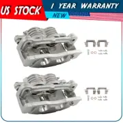 Pair Front Brake Calipers w/ Bracket For 03-05 Chevrolet SSR 02-05 GMC Envoy XL (for: Chevrolet)