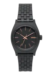 NIXON TIME TELLER WATCH BLACK ROSE GOLD NEW FREE POST AUSTRALIAN SKATE SURF