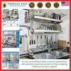 Over Sink Dish Drying Rack Stainless Steel 3-Tier Adjustable Kitchen Utility