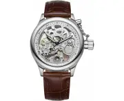 VEANXIN Unique Mens Automatic Watch Transparent Watch Dial Hollow Skeleton Watch