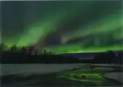 Aurora Borealis #10 - 3D Lenticular Postcard Greeting Card