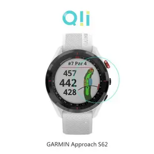 Qii GARMIN Approach S62 玻璃貼 (兩片裝) 手錶保護貼 錶徑約3.7cm #智慧型手錶保護貼
