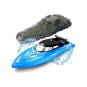 2 In 1 RC 2.4GHz Remote Control Kids Electric Crocodile Head Racing Bo