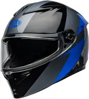 Bell Lithium Shear, full face helmet , color: Black/Grey/Blue , size: M