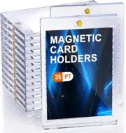 5PCS Pack 35PT Magnetic Trading Card Holder UV Protect Case One Touch