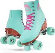 Apollo Kids/Womens Roller Skates - Teal Pink - Various sizes - Adjustable