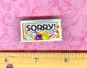 Dollhouse Miniature Size Board Game SORRY Box