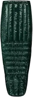 Ultralight Down Sleeping Bag -5°F 800FP for Winter Camping & Hiking, 10D Windproof Twilight Quilt(Twilight-R-Green)