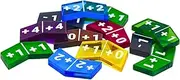 Futhark MTG Stat Counters / Buff Counters for Magic The Gathering - Set of 60 Color Coded MTG Tokens - Improved Gameplay with This Great Magic The Gathering Gift / Stat Counter MTG Gift