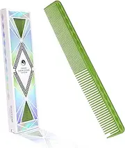 Vellen Hair Ultimate Cutting Comb 7 inch for Men Women, Unbreakable PEI Material 430°F Heat Resistant Barber Styling combs for Hairdressers, Little combs fine teeth and extra wide tooth combs (Single)