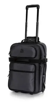 Granite Gear Water-Resistant Luggage Wheeled Duffle Lightweight With Big Wheels SofeCase Carry On Travel Suitcase G8500A Dark Grey