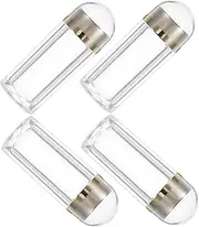 BESTYASH 4pcs Plastic Sample Containers Small Reagent Bottles Pill Storage Bottles Candy Bottles for Laboratory Travel Medicine Storage 12ml