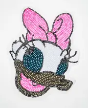 DAISY Big Craft Sequin Embroidered Patch Sew Iron-On Patch Ready Made New