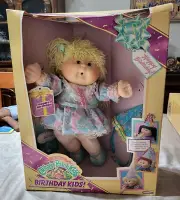 Cabbage Patch Kids Girl Blonde Doll Hasbro 1990 Birthday Kids "Bronwen Jacoba"