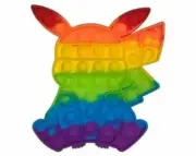 Fidget Popper Toy, Rainbow