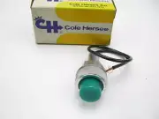 Cole Hersee PL-117-GC Heavy Duty Pilot Light - Single Contact 12V 5/8" Green