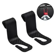 2X Car Seat Back Hook Headrest Holder Hanger Organizer For Handbag Bag Coat AU