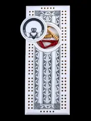 Claddagh Eco - Ivory Scrimshaw Cribbage Board | Save the Elephant Collection