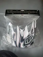 Troy Lee Designs TLD D3 Helmet Replacement Visor Peak Squirt Matte White
