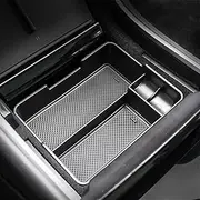 Pexorin Car Center Console Armrest Storage Box, for Tesla, Model 3 Y 2017-2020 Central Storage Organizer Container Tray Accessories console, for Seat, storage box Car Center Console Armrest Storage Bo