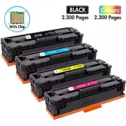 4 Pack Toner Cartridge For HP 410A CF410A LaserJet Pro M452dn M452dw Printer NEW