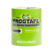 Frog Tape 48mm x 55m Multi Surface Masking Tape - 3 Pack Painting Supplies