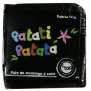Polymer Clay To Model Blah Patata Black 50 G