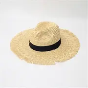 [HHVDVCJK] Summer Women's Wide Brim Hat Hat Women's Beach Hat Straw Hat