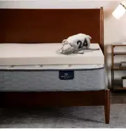 Serta CopperGel Pressure-Relieving Memory Foam Mattress Topper, 3 Inch Topper
