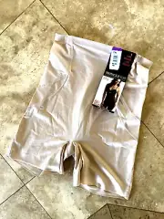 NWT 2X MIRACLESUIT FIRM FIT HI-WAIST SHORT SHAPEWEAR... RET $58.00 NUDE