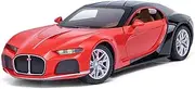 Scale Finished Model Car 1:24 for Bugatti Atlantic Alloy Sports Car Model Diecasts Vehicles Simulation Sound Light Gifts Collectible Miniature Replica Car (Size : Red)