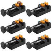 Universal Mini Drill Press Vise Clamp, 6 PCS Table Bench Vice for Jewelry Wal...