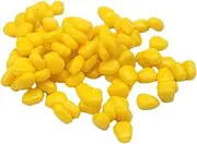 Silicone Fake Corn Soft Baits, 200PCS Floating Carp Bait with Nice, Fishing Lures Bait for Carp Fishing, Trout, Cat Fish Fake Corn
