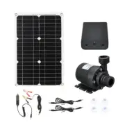 100w 800l/h Aquarium Tank Pump Solar Power Panel Water Pump Continuous Work 12v