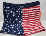 Wonder Nation Boys Americana Quick Dry Swim Trunks Size L(10-12) Husky/New