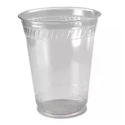 "Fabri-Kal Greenware 16 oz Clear Cold Cups –Eco-Friendly Compostable PLA Plastic