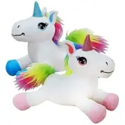 Mini Plush Unicorn Stuffed Animals, 7 Inch Set of 2, Soft and Cuddly Unicorn