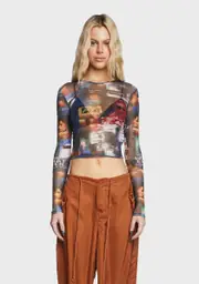 [Edikted] Two Faced Mesh Top