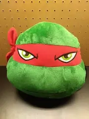 New TMNT Teenage Mutant Ninja Turtles Raphael Plush Backpack Bag Travel Buddy