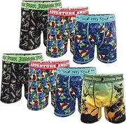 Jurassic World Boys' Boxer Briefs Multipacks with Many Print Options in Sizes 4, 6, 8, 10, and 12