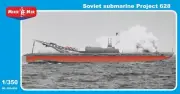 MikroMir 350-030 - Soviet military submarine Project 628 - 1/350 Scale Model Kit