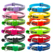 12PCS Safety Break Away Cat Collar Kitten Small Cat Reflective Quick Release