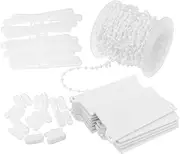 LOEFLIFA 1 Sets Vertical Curtain Beads Chain Replacement Kit Comprehensive Blinds Repair Parts for Easy Installation and Window Fixes Plastic Materials for Reliable Performance