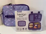Bentgo Lunch Bento Box/ Matching Bag Kids 2 Piece Deluxe Set Fun Print