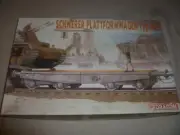 MODEL KIT DRAGON SCHWERER PLATTFORMWAGEN 1:35 6069 NIB TYP SSY LIMITED UNBUILT