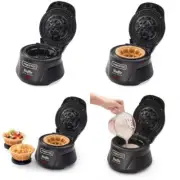 Presto 03500 Belgian Waffle Bowl Maker One Size, Black