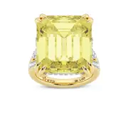 Meera Laboratory Grown Yellow Sapphire Ring with 3/4ct of Laboratory Grown Diamonds in 9kt Yellow Gold