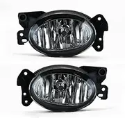 Car Fog Lights For Mercedes For Benz W211 W204 E350 E550 2007 2008 2009 Car Front Fog Light Halogen Lamps With Bulb 1698201556(With M10 LED White)