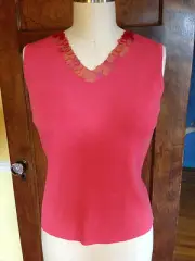 Laura Ashley NWT Petite L Rayon Blend Shell Blouse